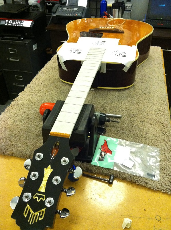 Guild Guitar Fret level